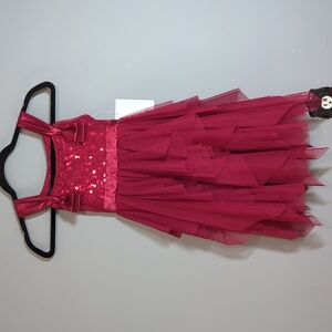 Christmas Dress-Biscotti Girl's Red Dress Size 8